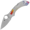 Spyderco Dragonfly Tattoo Stainless Plain VG10 Folding Knife (C28PT)