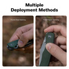 Civivi Clingman Green Canvas Micarta Folding Knife, Black Stonewashed Nitro-V by Taylor Martin Best Damn EDC (C23065-4)