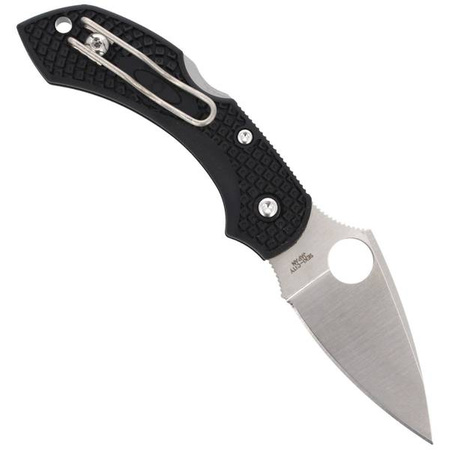 Spyderco DragonFly 2 Lightweight Black Plain Folding Knife - C28PBK2