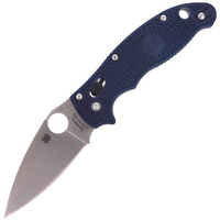 Spyderco Manix 2 FRCP Dark Blue CPM S110V Folding Knife, Plain (C101PDBL2)