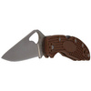 Spyderco Byrd Meadowlark 2 FRN Brown Plain Folding Knife - BY04PBN2