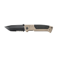 Walther - PDP Tanto FDE black serrated folding knife
