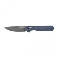 KNIVESPL - The First CPM MagnaCut folding knife, blue G10, Stonewashed/Satin