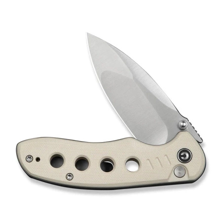 Civivi Triptych Ivory G10 Folding Knife, Satin 14C28N (C23085B-2)