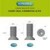 Civivi Satin Stainless Steel T6 3.8 mm clip screws - 10 pcs. (CA-12A)