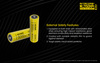 Nitecore 21700 5000mAh Battery NL2150HPI