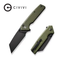 Civivi Amirite OD Green G10 Folding Knife, Black Nitro-V (C23028-3)