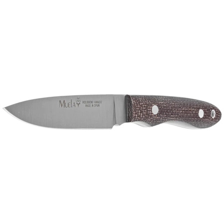 Muela Knife 4410-M Brown Jute Micarta, Satin MoVa