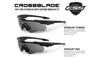 ESS - Crossblade One Smoke Gray Ballistic Glasses - Tinted - EE9032-08