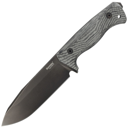 LionSteel T6B Black Canvas Micarta knife, Old Black CPM 3V by Molletta (T6B 3V CVB)