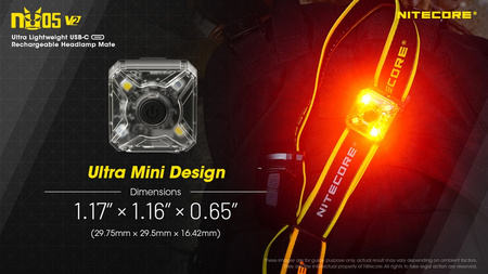 Nitecore NU05 V2 headlamp flashlight