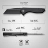 Civivi ExOne Black G10, Black Stonewashed Nitro-V Folding Knife by Brian Brown (C23036-1)