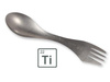 Titanium Spork with Case Light My Fire Spork O Titanium Kit 4218101110