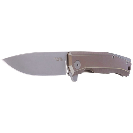 LionSteel Myto Bronze Titanium / Satin Blade Folding Knife (MT01 BR)