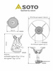 SOTO Amicus ultralight burner w/o Igniter OD-1NV