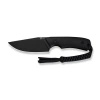 CIVIVI Gander Black Canvas Micarta, Black Stonewashed 14C28N by Matt Gentry (C24058B-2) knife