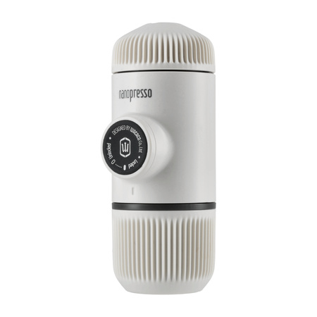 Wacaco Nanopresso - Portable Traveling Coffee Maker - Chill White with case
