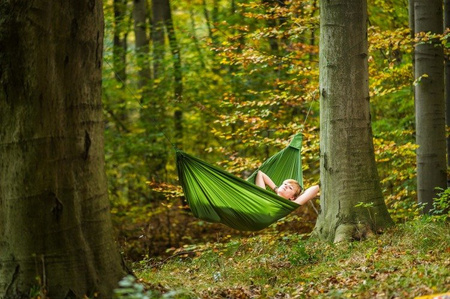 Lesovik DUCH Treetop Green hammock