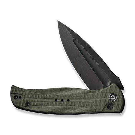 Civivi Incindie OD Green G10 Folding Knife, Black Stonewashed (C23053-2)