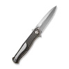 Civivi RS71 Ivory/Black G10 folding knife, Satin Nitro-V by Robert Saniscalchi (C23025-1)