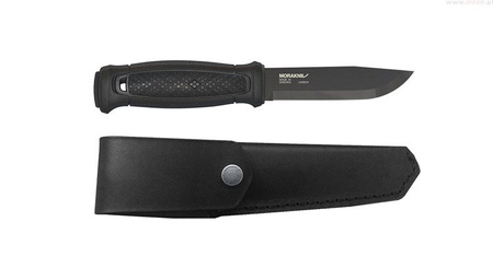 MORAKNIV - Mora Garberg BlackBlade knife (C) with leather scabbard