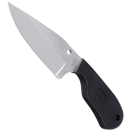 Spyderco Subway Bowie FRN Black, LC200N Plain knife (FB48PBK)