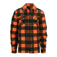 Longhorn Lumberjack flannel shirt - Orange