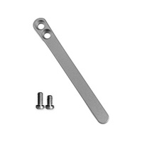 Civivi Stonewashed Titanium Clip, Titanium Screws for Baby Banter (T003A)