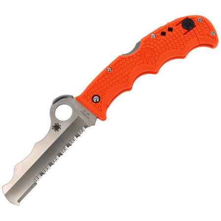 Spyderco Assist Lightweight Orange Combination Folding Knife (C79PSOR)