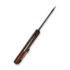 Civivi Nugz Guivourtia Wood Folding Knife, Black Stonewasahed 14C28N by Matthew Wehrwein (C23060-3)