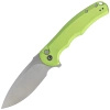 Civivi Button Lock Praxis Folding Knife Lime Green Aluminum, Satin Nitro-V (C18026E-3)