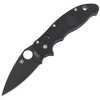 Spyderco Manix 2 Lightweight Black Blade Plain Folding Knife - C101PBBK2