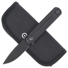 Civivi Foldis Black G10 knife, Black Stonewashed Nitro-V by Ostap Hel (C21044-3)