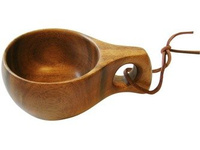 Kuksa - large with one hole - Handmade