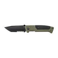 Walther - Walther PDP Tanto green-black serrated folding knife