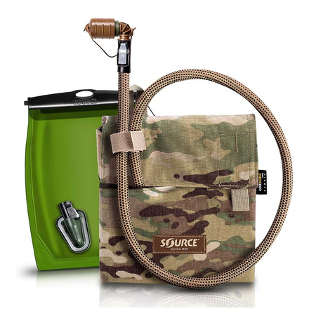 Source - Kangaroo Canteen 1L water tank with cover - Multicam