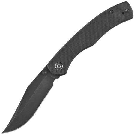 Civivi Clingman Black G10, Black Stonewashed Nitro-V Folding Knife by Taylor Martin Best Damn EDC (C23065-1)