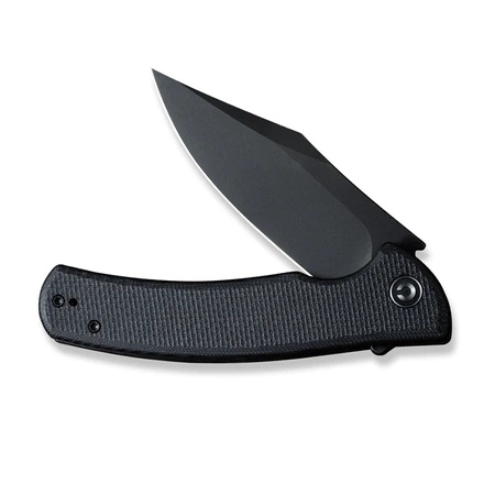 Civivi Sinisys Black Coarse G10 knife, Black Stonewashed 14C28N (C20039-1)