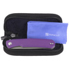 Sencut Scitus Purple G10, Gray Stonewashed D2 Folding Knife by Ostap Hel (S21042-2)