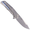 LionSteel T folding knife.R.E., Titanium, Stonewash M390 by Molletta (TRE BL)