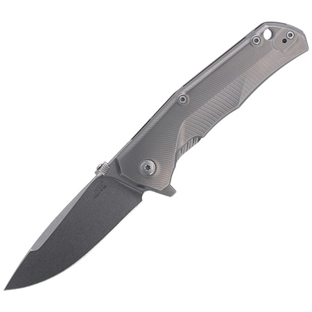 LionSteel T folding knife.R.E. Titanium Grey / Satin Blade (TRE GY)