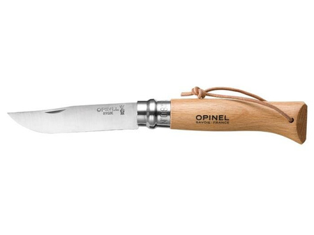 Opinel 8 Inox Adventure knife with thong