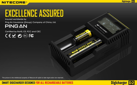 Battery charger - Nitecore Digicharger D2