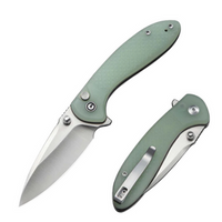 Civivi Faeger Natural G10 Folding Knife, Satin 14C28N (C24031-3)