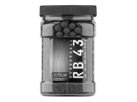 Umarex T4E RB PracSeries rubber bullets cal. .43 / 500 pcs.