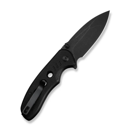 Civivi Triptych Black G10 Folding Knife, Black Stonewashed 14C28N (C23085B-1)