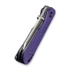 Civivi Crabby Purple G10 Folding Knife, Stonewashed 14C28N by Ken Onion Jr. (C24055-2)