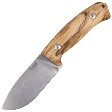 LionSteel Bushcraft Olive Wood knife, Satin Blade (M3 UL)