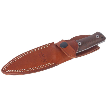 LionSteel Bushcraft Walnut / Satin Blade knife (B35 WN)