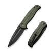 Civivi Incindie OD Green G10 Folding Knife, Black Stonewashed (C23053-2)